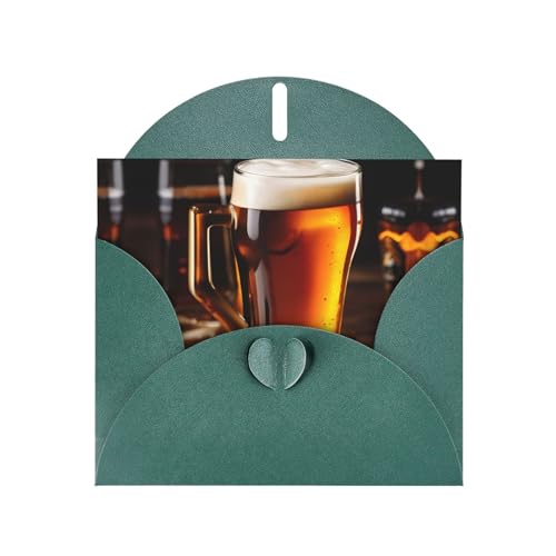 Dunkelgrüne elegante Bierdruck-Grußkarte mit Umschlägen - perfekt für Geburtstag, Hochzeit, Valentinstag und mehr Dunkelgrüne elegante Bierdruck-Grußkarte mit Umschlägen - perfekt für Geburtstag, Hochzeit, Valentinstag und mehr von SamLng