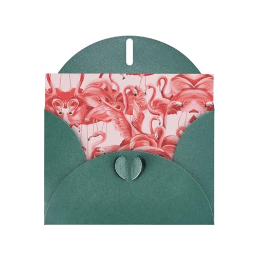 Dunkelgrüne elegante Flamingo-Druck-Grußkarte mit Umschlägen, perfekt für Geburtstag, Hochzeit, Valentinstag und mehr Dunkelgrüne elegante Flamingo-Druck-Grußkarte mit Umschlägen, perfekt für Geburtstag, Hochzeit, Valentinstag und mehr von SamLng