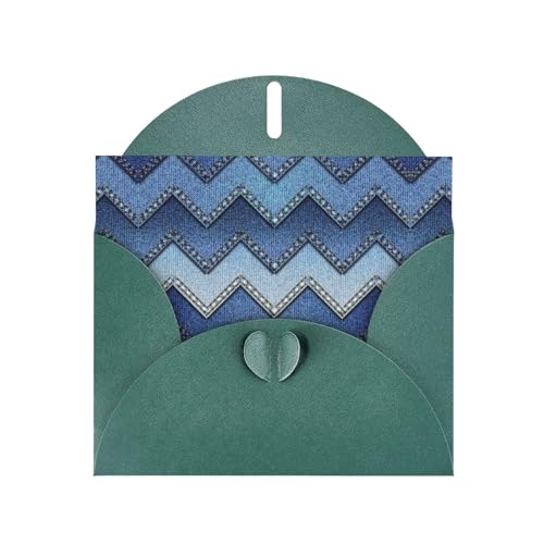Dunkelgrüne elegante Gradient Blue Denim Print Grußkarte mit Umschlägen - perfekt für Geburtstag, Hochzeit, Valentinstag und mehr Dunkelgrüne elegante Gradient Blue Denim Print Grußkarte mit Umschlägen - perfekt für Geburtstag, Hochzeit, Valentinstag und mehr von SamLng