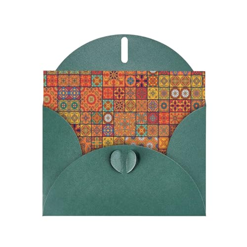 Dunkelgrüne elegante Gruppe marokkanischer geometrischer Druck Grußkarte mit Umschlägen, perfekt für Geburtstag, Hochzeit, Valentinstag und mehr Dunkelgrüne elegante Gruppe marokkanischer geometrischer Druck Grußkarte mit Umschlägen, perfekt für Geburtstag, Hochzeit, Valentinstag und mehr von SamLng