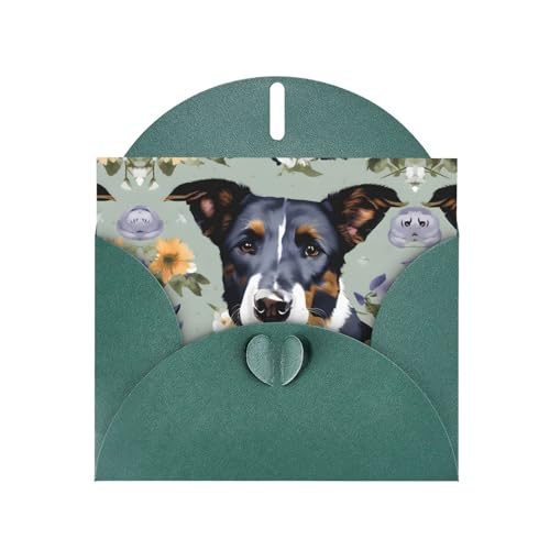 Dunkelgrüne elegante Grußkarte mit Hundeblumen, mit Umschlägen, perfekt für Geburtstag, Hochzeit, Valentinstag und mehr Dunkelgrüne elegante Grußkarte mit Hundeblumen, mit Umschlägen, perfekt für Geburtstag, Hochzeit, Valentinstag und mehr von SamLng