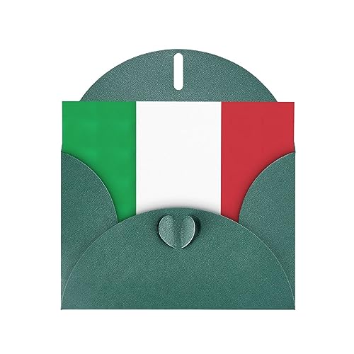 Dunkelgrüne elegante Grußkarte mit Italien-Flagge, mit Umschlägen, perfekt für Geburtstag, Hochzeit, Valentinstag und mehr Dunkelgrüne elegante Grußkarte mit Italien-Flagge, mit Umschlägen, perfekt für Geburtstag, Hochzeit, Valentinstag und mehr von SamLng