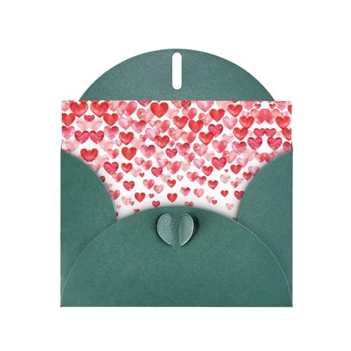Dunkelgrüne elegante Grußkarte mit fallenden roten Herzen, mit Umschlägen, perfekt für Geburtstag, Hochzeit, Valentinstag und mehr Dunkelgrüne elegante Grußkarte mit fallenden roten Herzen, mit Umschlägen, perfekt für Geburtstag, Hochzeit, Valentinstag und mehr von SamLng