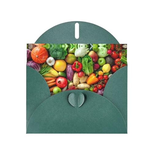 Dunkelgrüne elegante Grußkarte mit frischem Obst und Gemüse mit Umschlägen, perfekt für Geburtstag, Hochzeit, Valentinstag und mehr Dunkelgrüne elegante Grußkarte mit frischem Obst und Gemüse mit Umschlägen, perfekt für Geburtstag, Hochzeit, Valentinstag und mehr von SamLng