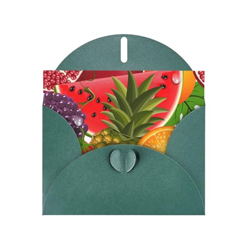 Dunkelgrüne elegante Grußkarte mit frischen Früchten, Ananas-Druck, mit Umschlägen, perfekt für Geburtstag, Hochzeit, Valentinstag und mehr Dunkelgrüne elegante Grußkarte mit frischen Früchten, Ananas-Druck, mit Umschlägen, perfekt für Geburtstag, Hochzeit, Valentinstag und mehr von SamLng