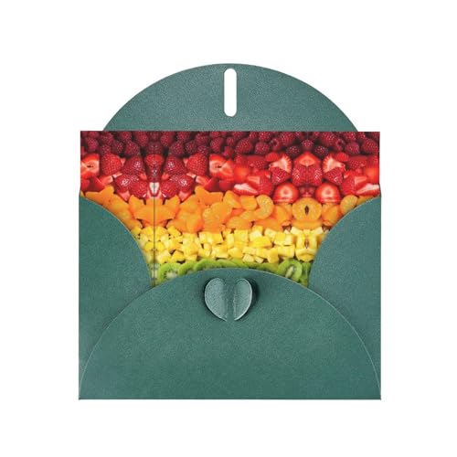 Dunkelgrüne elegante Obst-Regenbogen-Druck-Grußkarte mit Umschlägen, perfekt für Geburtstag, Hochzeit, Valentinstag und mehr Dunkelgrüne elegante Obst-Regenbogen-Druck-Grußkarte mit Umschlägen, perfekt für Geburtstag, Hochzeit, Valentinstag und mehr von SamLng