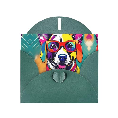 Dunkelgrüne elegante lustige Grußkarte mit Hundeaufdruck, mit Umschlägen, perfekt für Geburtstag, Hochzeit, Valentinstag und mehr Dunkelgrüne elegante lustige Grußkarte mit Hundeaufdruck, mit Umschlägen, perfekt für Geburtstag, Hochzeit, Valentinstag und mehr von SamLng