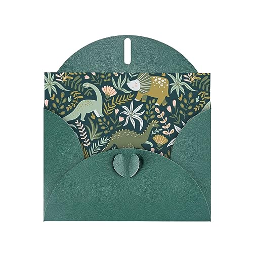Dunkelgrüne elegante süße Dinosaurier-Druck-Grußkarte mit Umschlägen, perfekt für Geburtstag, Hochzeit, Valentinstag und mehr Dunkelgrüne elegante süße Dinosaurier-Druck-Grußkarte mit Umschlägen, perfekt für Geburtstag, Hochzeit, Valentinstag und mehr von SamLng