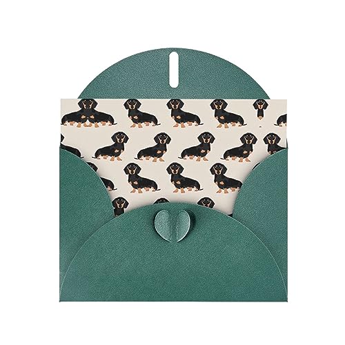 Dunkelgrüne elegante süße Hunde-Druck-Grußkarte mit Umschlägen, perfekt für Geburtstag, Hochzeit, Valentinstag und mehr Dunkelgrüne elegante süße Hunde-Druck-Grußkarte mit Umschlägen, perfekt für Geburtstag, Hochzeit, Valentinstag und mehr von SamLng