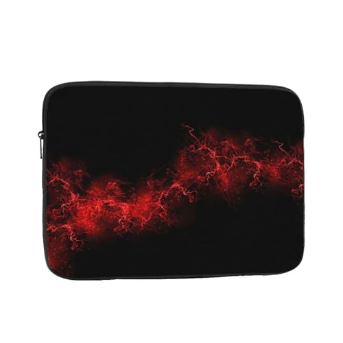 Explosion Burst Laptophülle mit Aufdruck in Rot und Schwarz – schlanke und leichte Computerhülle passend für 10-43 cm (10-17 Zoll) Laptops, perfekt für Reisen von SamLng
