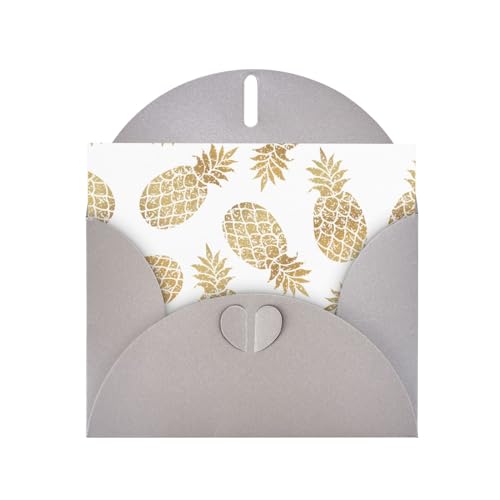Graue, elegante Grußkarte mit goldenem Ananas-Hintergrund, mit Umschlägen, perfekt für Geburtstag, Hochzeit, Valentinstag und mehr Graue, elegante Grußkarte mit goldenem Ananas-Hintergrund, mit Umschlägen, perfekt für Geburtstag, Hochzeit, Valentinstag und mehr von SamLng
