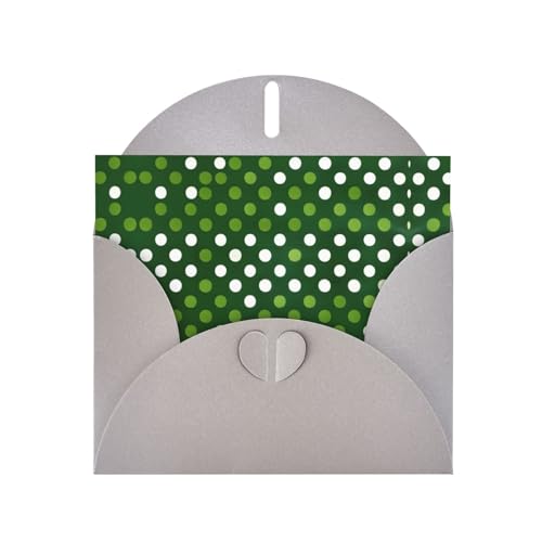 Graue, elegante Grußkarte mit grünen Punkten, mit Umschlägen, perfekt für Geburtstag, Hochzeit, Valentinstag und mehr Graue, elegante Grußkarte mit grünen Punkten, mit Umschlägen, perfekt für Geburtstag, Hochzeit, Valentinstag und mehr von SamLng