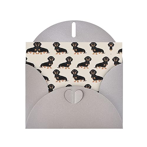 Graue, elegante Grußkarte mit niedlichem Hundeaufdruck, mit Umschlägen, perfekt für Geburtstag, Hochzeit, Valentinstag und mehr Graue, elegante Grußkarte mit niedlichem Hundeaufdruck, mit Umschlägen, perfekt für Geburtstag, Hochzeit, Valentinstag und mehr von SamLng