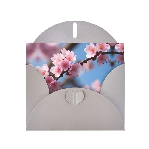 Graue, elegante Grußkarte mit schönen Kirschblüten und Umschlägen, perfekt für Geburtstag, Hochzeit, Valentinstag und mehr Graue, elegante Grußkarte mit schönen Kirschblüten und Umschlägen, perfekt für Geburtstag, Hochzeit, Valentinstag und mehr von SamLng