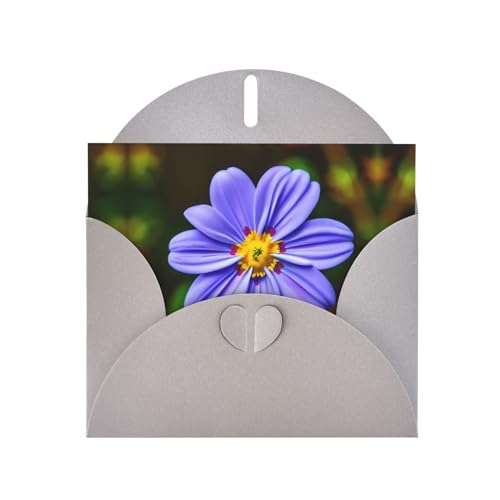 Graue, elegante Grußkarte mit violettem Blumendruck und Umschlägen, perfekt für Geburtstag, Hochzeit, Valentinstag und mehr Graue, elegante Grußkarte mit violettem Blumendruck und Umschlägen, perfekt für Geburtstag, Hochzeit, Valentinstag und mehr von SamLng