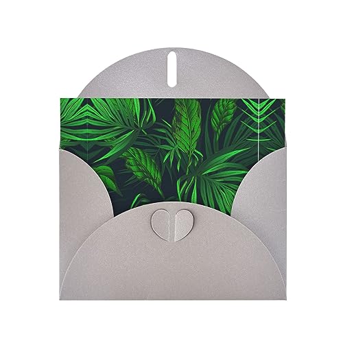 Graue, elegante grüne Grußkarte mit tropischen Pflanzen, mit Umschlägen, perfekt für Geburtstag, Hochzeit, Valentinstag und mehr Graue, elegante grüne Grußkarte mit tropischen Pflanzen, mit Umschlägen, perfekt für Geburtstag, Hochzeit, Valentinstag und mehr von SamLng