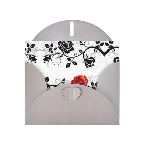 Graue elegante Grußkarte mit Blumenmotiv und Blättern, Frühlingsdruck, mit Umschlägen, perfekt für Geburtstag, Hochzeit, Valentinstag und mehr Graue elegante Grußkarte mit Blumenmotiv und Blättern, Frühlingsdruck, mit Umschlägen, perfekt für Geburtstag, Hochzeit, Valentinstag und mehr von SamLng