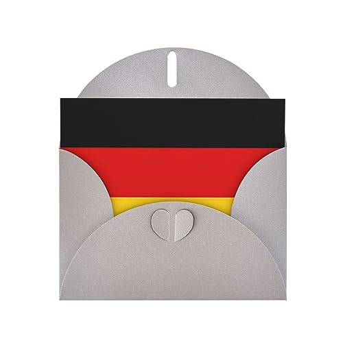 Graue elegante Grußkarte mit Deutschland-Flagge, mit Umschlägen, perfekt für Geburtstag, Hochzeit, Valentinstag und mehr Graue elegante Grußkarte mit Deutschland-Flagge, mit Umschlägen, perfekt für Geburtstag, Hochzeit, Valentinstag und mehr von SamLng