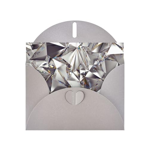 Graue elegante Grußkarte mit Diamantmuster und Umschlägen, perfekt für Geburtstag, Hochzeit, Valentinstag und mehr Graue elegante Grußkarte mit Diamantmuster und Umschlägen, perfekt für Geburtstag, Hochzeit, Valentinstag und mehr von SamLng
