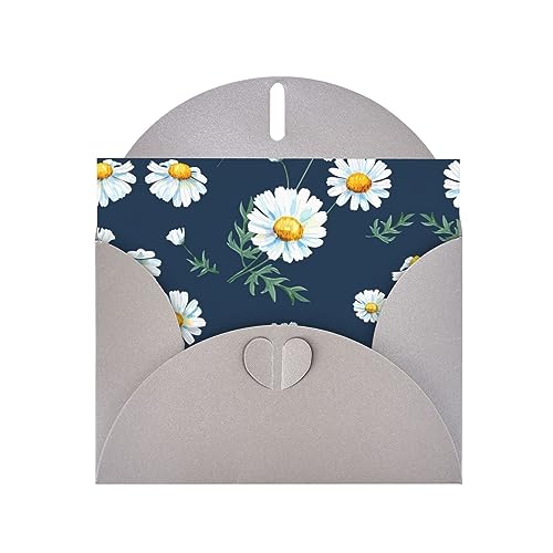 Graue elegante Grußkarte mit Gänseblümchen-Druck mit Umschlägen, perfekt für Geburtstag, Hochzeit, Valentinstag und mehr Graue elegante Grußkarte mit Gänseblümchen-Druck mit Umschlägen, perfekt für Geburtstag, Hochzeit, Valentinstag und mehr von SamLng