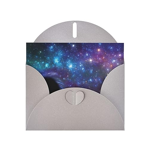 Graue elegante Grußkarte mit Galaxie-Druck, mit Umschlägen, perfekt für Geburtstag, Hochzeit, Valentinstag und mehr Graue elegante Grußkarte mit Galaxie-Druck, mit Umschlägen, perfekt für Geburtstag, Hochzeit, Valentinstag und mehr von SamLng