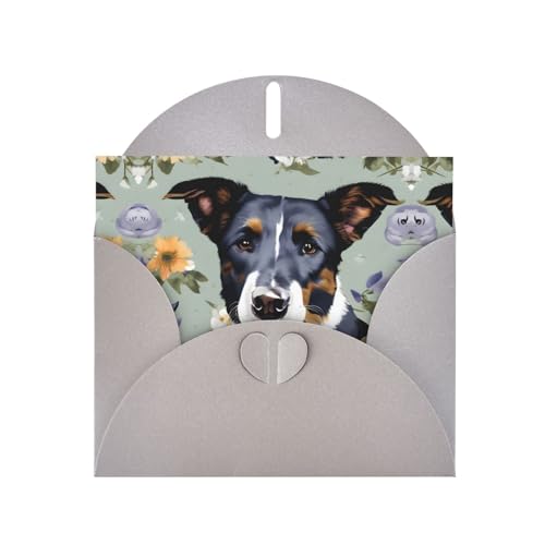Graue elegante Grußkarte mit Hundeblumen, mit Umschlägen, perfekt für Geburtstag, Hochzeit, Valentinstag und mehr Graue elegante Grußkarte mit Hundeblumen, mit Umschlägen, perfekt für Geburtstag, Hochzeit, Valentinstag und mehr von SamLng