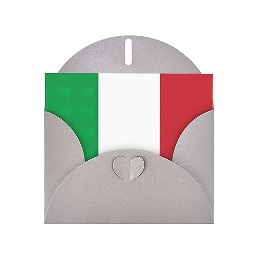 Graue elegante Grußkarte mit Italien-Flagge, mit Umschlägen, perfekt für Geburtstag, Hochzeit, Valentinstag und mehr Graue elegante Grußkarte mit Italien-Flagge, mit Umschlägen, perfekt für Geburtstag, Hochzeit, Valentinstag und mehr von SamLng