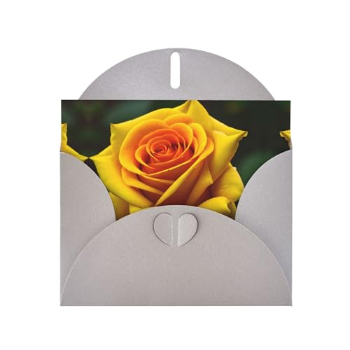 Graue elegante Grußkarte mit gelben Rosen und Umschlägen, perfekt für Geburtstag, Hochzeit, Valentinstag und mehr Graue elegante Grußkarte mit gelben Rosen und Umschlägen, perfekt für Geburtstag, Hochzeit, Valentinstag und mehr von SamLng