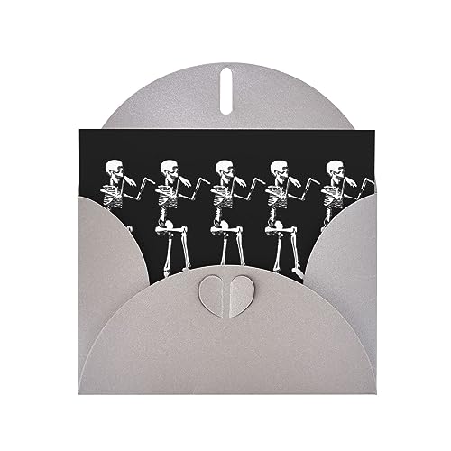 Graue elegante Halloween-Grußkarte mit beweglichem Skelett-Totenkopf-Druck, mit Umschlägen, perfekt für Geburtstag, Hochzeit, Valentinstag und mehr Graue elegante Halloween-Grußkarte mit beweglichem Skelett-Totenkopf-Druck, mit Umschlägen, perfekt für Geburtstag, Hochzeit, Valentinstag und mehr von SamLng