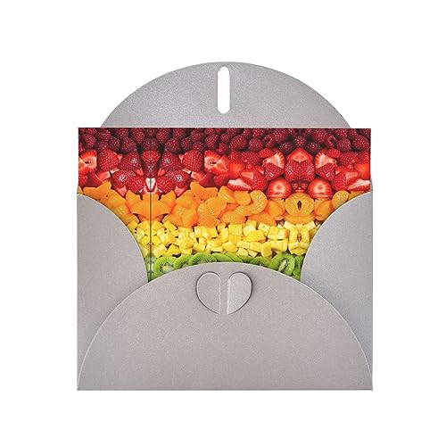 Graue elegante Obst-Grußkarte mit Regenbogen-Druck, mit Umschlägen, perfekt für Geburtstag, Hochzeit, Valentinstag und mehr Graue elegante Obst-Grußkarte mit Regenbogen-Druck, mit Umschlägen, perfekt für Geburtstag, Hochzeit, Valentinstag und mehr von SamLng