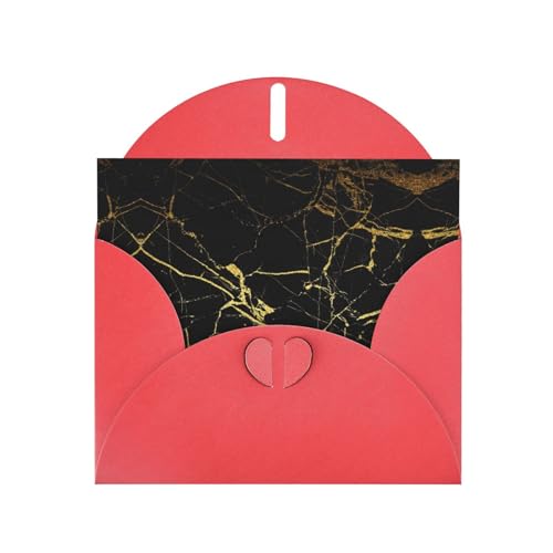 Grußkarte mit Briefumschlägen, elegant, goldfarben, schwarz, Tapetendruck, perfekt für Geburtstag, Hochzeit, Valentinstag und mehr Grußkarte mit Briefumschlägen, elegant, goldfarben, schwarz, Tapetendruck, perfekt für Geburtstag, Hochzeit, Valentinstag und mehr von SamLng