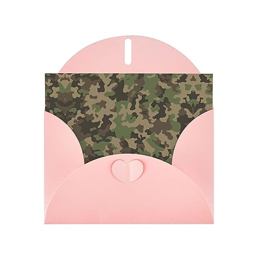 Grußkarte mit Umschlägen, elegant, grün, Camouflage, Rosa – perfekt für Geburtstag, Hochzeit, Valentinstag und mehr Grußkarte mit Umschlägen, elegant, grün, Camouflage, Rosa – perfekt für Geburtstag, Hochzeit, Valentinstag und mehr von SamLng