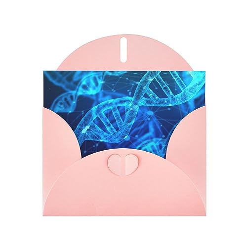 Rosa Elegante DNA-Kette Fotodruck Grußkarte mit Umschlägen - Perfekt für Geburtstag, Hochzeit, Valentinstag und mehr Rosa Elegante DNA-Kette Fotodruck Grußkarte mit Umschlägen - Perfekt für Geburtstag, Hochzeit, Valentinstag und mehr von SamLng
