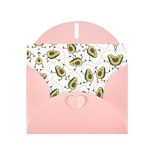 Rosa Elegante Lustige Cartoon Avocados Druck Grußkarte mit Umschlägen - Perfekt für Geburtstag, Hochzeit, Valentinstag und mehr Rosa Elegante Lustige Cartoon Avocados Druck Grußkarte mit Umschlägen - Perfekt für Geburtstag, Hochzeit, Valentinstag und mehr von SamLng
