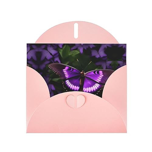 Rosa Elegante Schöne Lila Schmetterling Druck Grußkarte mit Umschlägen - Perfekt für Geburtstag, Hochzeit, Valentinstag und mehr Rosa Elegante Schöne Lila Schmetterling Druck Grußkarte mit Umschlägen - Perfekt für Geburtstag, Hochzeit, Valentinstag und mehr von SamLng