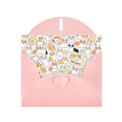 Rosa elegante Grußkarte mit Hunde-Aufdruck mit Umschlägen - perfekt für Geburtstag, Hochzeit, Valentinstag und mehr Rosa elegante Grußkarte mit Hunde-Aufdruck mit Umschlägen - perfekt für Geburtstag, Hochzeit, Valentinstag und mehr von SamLng