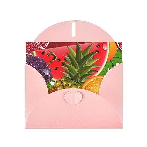 Rosa elegante Grußkarte mit frischen Früchten und Ananas-Druck, mit Umschlägen, perfekt für Geburtstag, Hochzeit, Valentinstag und mehr Rosa elegante Grußkarte mit frischen Früchten und Ananas-Druck, mit Umschlägen, perfekt für Geburtstag, Hochzeit, Valentinstag und mehr von SamLng