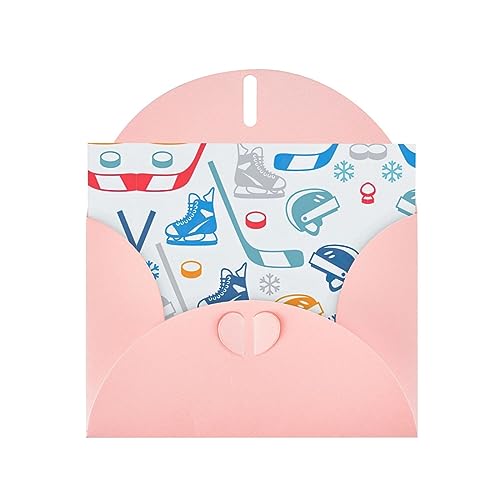 Rosa elegante Hockey-Elemente, kreativer gemusterter Druck, Grußkarte mit Umschlägen, perfekt für Geburtstag, Hochzeit, Valentinstag und mehr Rosa elegante Hockey-Elemente, kreativer gemusterter Druck, Grußkarte mit Umschlägen, perfekt für Geburtstag, Hochzeit, Valentinstag und mehr von SamLng