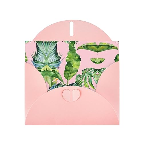 Rosa elegante frische Bananenblätter Druck Grußkarte mit Umschlägen - perfekt für Geburtstag, Hochzeit, Valentinstag und mehr Rosa elegante frische Bananenblätter Druck Grußkarte mit Umschlägen - perfekt für Geburtstag, Hochzeit, Valentinstag und mehr von SamLng