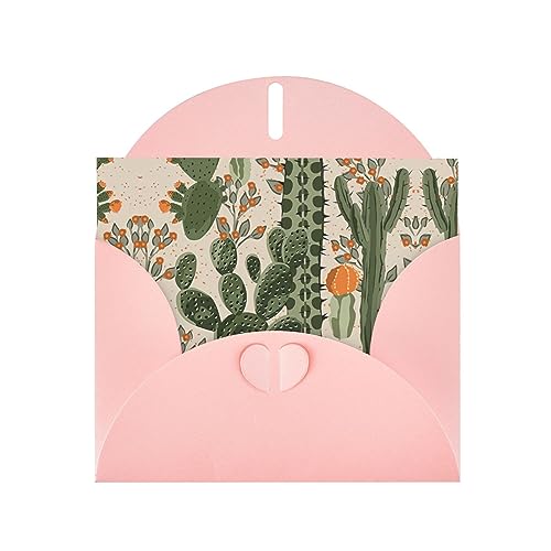 Rosa elegante grüne Kaktus-Druck-Grußkarte mit Umschlägen - perfekt für Geburtstag, Hochzeit, Valentinstag und mehr Rosa elegante grüne Kaktus-Druck-Grußkarte mit Umschlägen - perfekt für Geburtstag, Hochzeit, Valentinstag und mehr von SamLng