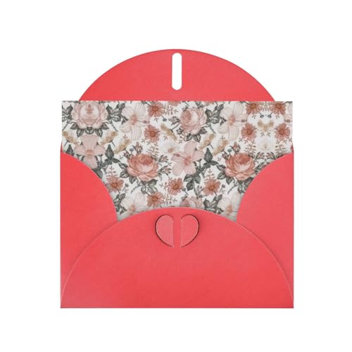 Rote elegante Blume Paris Eiffelturm Druck Grußkarte mit Umschlägen - Perfekt für Geburtstag, Hochzeit, Valentinstag und mehr Rote elegante Blume Paris Eiffelturm Druck Grußkarte mit Umschlägen - Perfekt für Geburtstag, Hochzeit, Valentinstag und mehr von SamLng