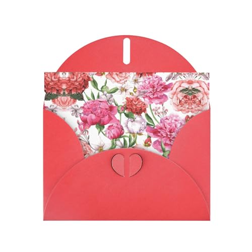 Rote elegante Garten-Grußkarte mit Pfingstrosen-Druck, mit Umschlägen, perfekt für Geburtstag, Hochzeit, Valentinstag und mehr Rote elegante Garten-Grußkarte mit Pfingstrosen-Druck, mit Umschlägen, perfekt für Geburtstag, Hochzeit, Valentinstag und mehr von SamLng
