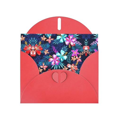 Rote elegante Grußkarte mit Blumenmuster und blauem Druck, mit Umschlägen, perfekt für Geburtstag, Hochzeit, Valentinstag und mehr Rote elegante Grußkarte mit Blumenmuster und blauem Druck, mit Umschlägen, perfekt für Geburtstag, Hochzeit, Valentinstag und mehr von SamLng