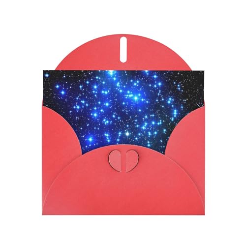Rote elegante Grußkarte mit Galaxie-Stern-Druck, mit Umschlägen, perfekt für Geburtstag, Hochzeit, Valentinstag und mehr Rote elegante Grußkarte mit Galaxie-Stern-Druck, mit Umschlägen, perfekt für Geburtstag, Hochzeit, Valentinstag und mehr von SamLng