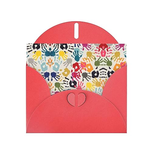 Rote elegante Handdruck-Grußkarte mit Umschlägen - Perfekt für Geburtstag, Hochzeit, Valentinstag und mehr Rote elegante Handdruck-Grußkarte mit Umschlägen - Perfekt für Geburtstag, Hochzeit, Valentinstag und mehr von SamLng