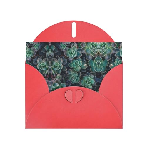 Rote elegante grüne Sukkulenten-Druck-Grußkarte mit Umschlägen, perfekt für Geburtstag, Hochzeit, Valentinstag und mehr Rote elegante grüne Sukkulenten-Druck-Grußkarte mit Umschlägen, perfekt für Geburtstag, Hochzeit, Valentinstag und mehr von SamLng
