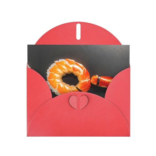 Rote elegante japanische Sushi-Garnelen-Druck-Grußkarte mit Umschlägen, perfekt für Geburtstag, Hochzeit, Valentinstag und mehr Rote elegante japanische Sushi-Garnelen-Druck-Grußkarte mit Umschlägen, perfekt für Geburtstag, Hochzeit, Valentinstag und mehr von SamLng