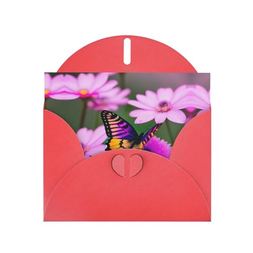 Rote elegante lila Schmetterling und Blumen Druck Grußkarte mit Umschlägen - perfekt für Geburtstag, Hochzeit, Valentinstag und mehr Rote elegante lila Schmetterling und Blumen Druck Grußkarte mit Umschlägen - perfekt für Geburtstag, Hochzeit, Valentinstag und mehr von SamLng