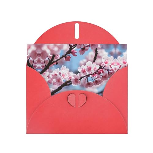 Rote elegante verlockende Kirschblüten Druck Grußkarte mit Umschlägen - perfekt für Geburtstag, Hochzeit, Valentinstag und mehr Rote elegante verlockende Kirschblüten Druck Grußkarte mit Umschlägen - perfekt für Geburtstag, Hochzeit, Valentinstag und mehr von SamLng