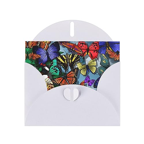Weiße, elegante, handgezeichnete Schmetterlings-Grußkarte mit Umschlägen, perfekt für Geburtstag, Hochzeit, Valentinstag und mehr Weiße, elegante, handgezeichnete Schmetterlings-Grußkarte mit Umschlägen, perfekt für Geburtstag, Hochzeit, Valentinstag und mehr von SamLng